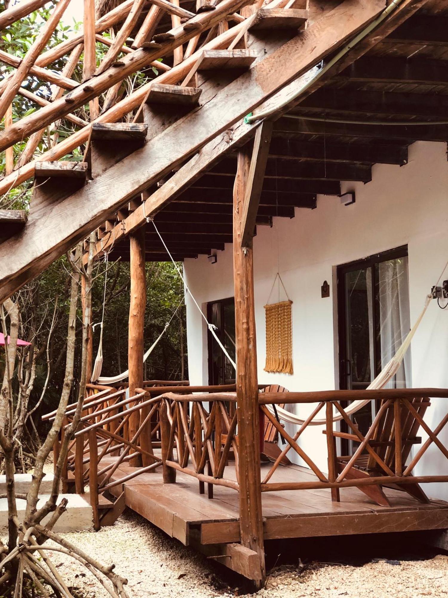 Cabanas Tulum - Aldea Mangle & Cenote Luaran gambar