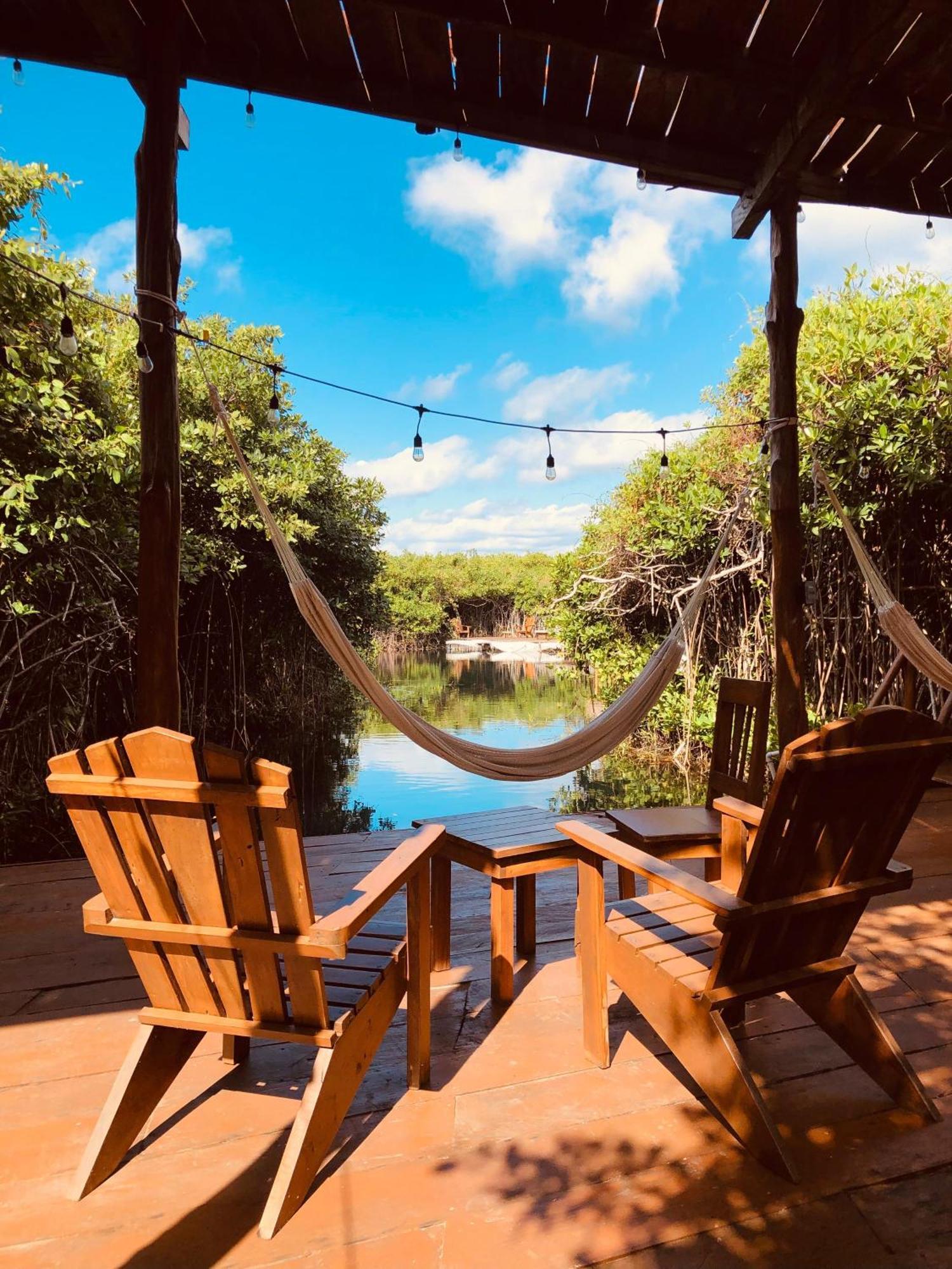 Cabanas Tulum - Aldea Mangle & Cenote Luaran gambar